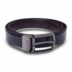 Mens Belt - Raven & Cocoa - Black and Brown